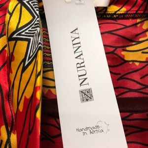 African printed handmade wrap gown/ dress.